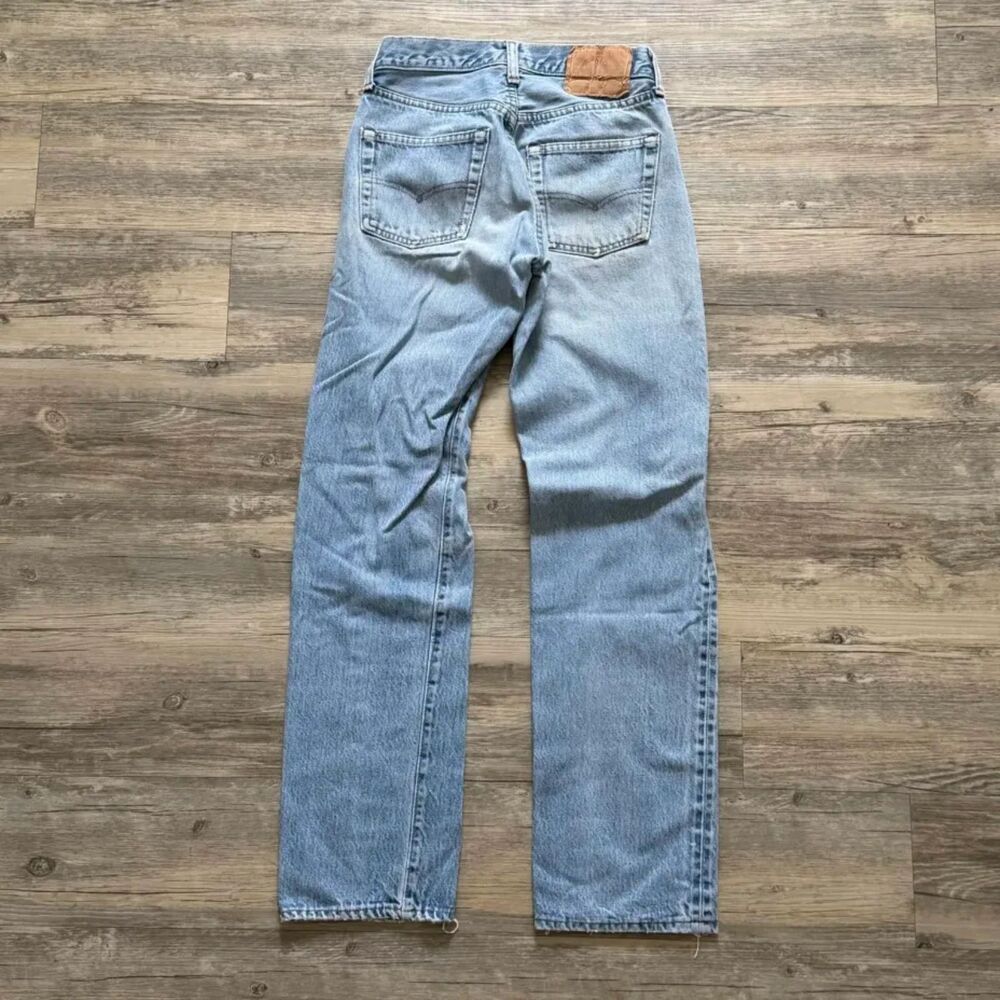 Vintage 1980s Levi's 501 Selvedge Denim Jeans Size 26X30